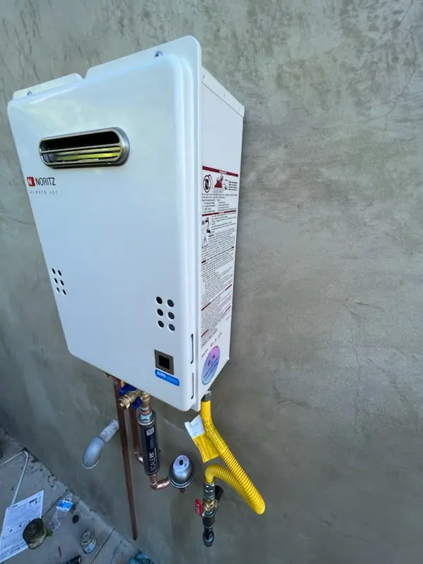 Tankless water heater installation for Darby Meadows homes